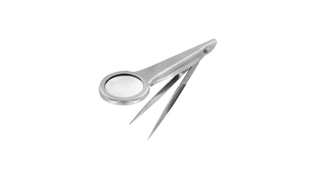 Magnifying Glass with Tweezers, 1.75x, 35mm